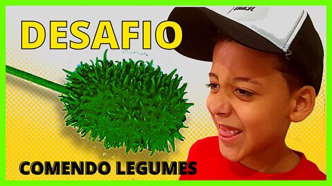 DESAFIO!!! Enzo provando legumes bizarros - Enzo Noxx