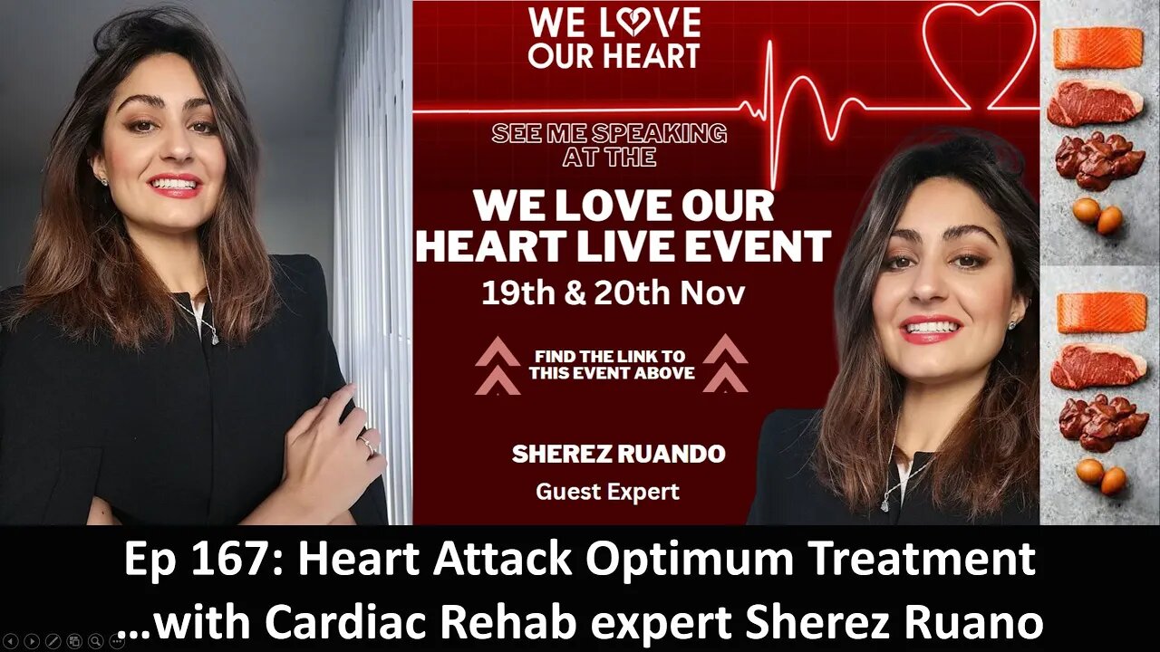 Ep167 Heart Attack Optimum Treatment with Expert Sherez Ruano