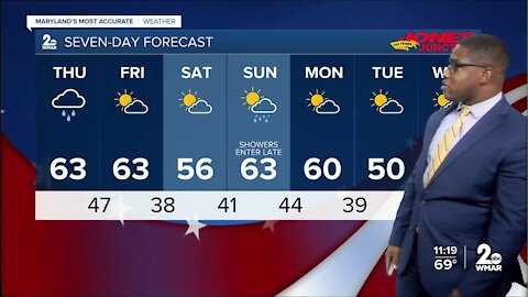 WMAR-2 News Weather at 11