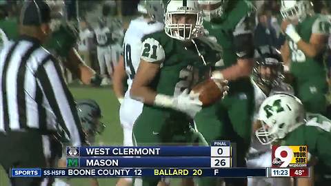 Mason 26, West Clermont 0