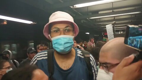 I almost got Jumped by antifa at the #JordanNeely Protest Inside Broadway Lafayette Station. 5/3/23