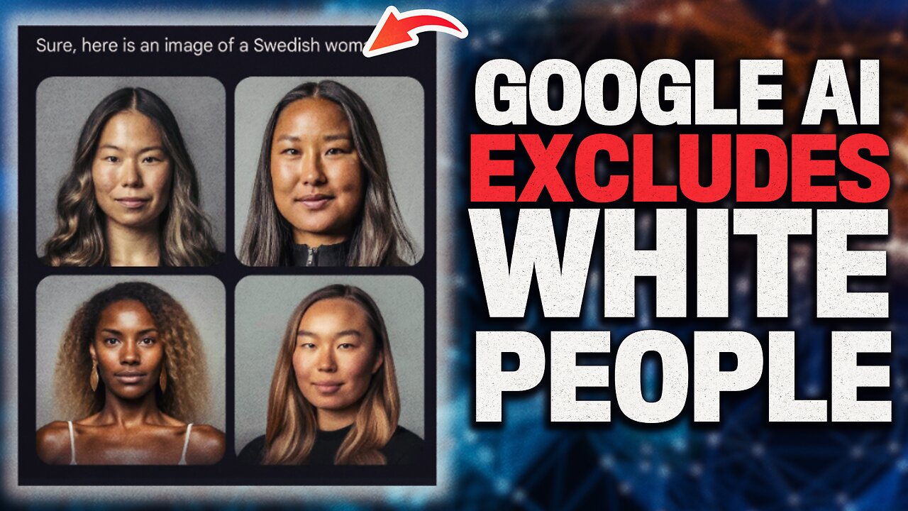 Google AI REFUSES To Create Images Of White People