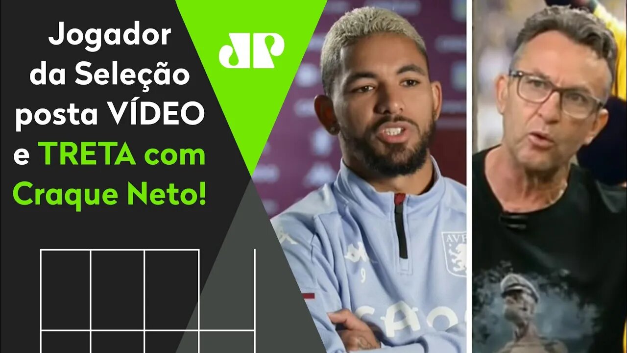 "VOCÊ É UM..." Jogador da Seleção DETONA Craque Neto, gera TRETA e é DETONADO!