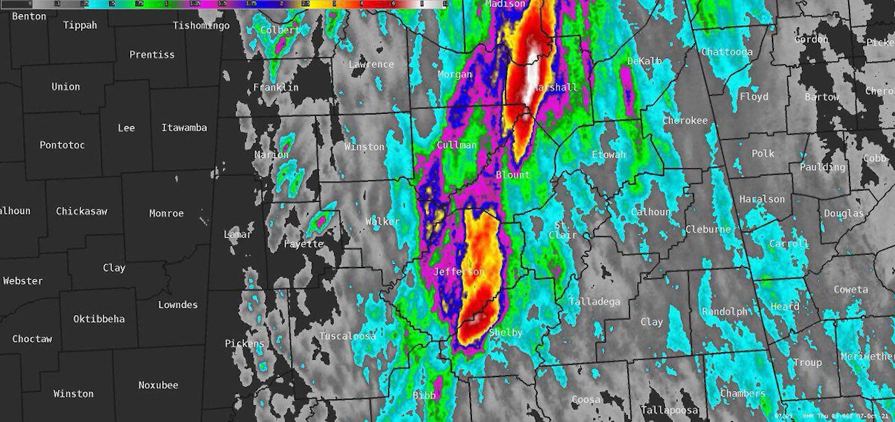⚠️ - ALERT Birmingham, Alabama warning of more storms moving in.