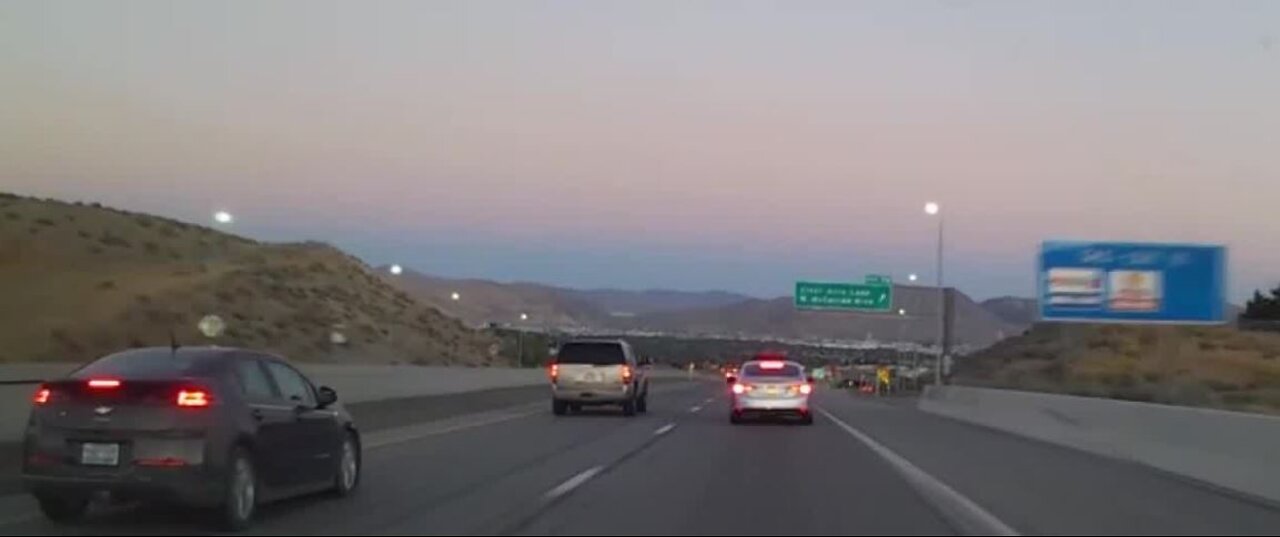 Driver captures highway shooting in Reno on dash cam