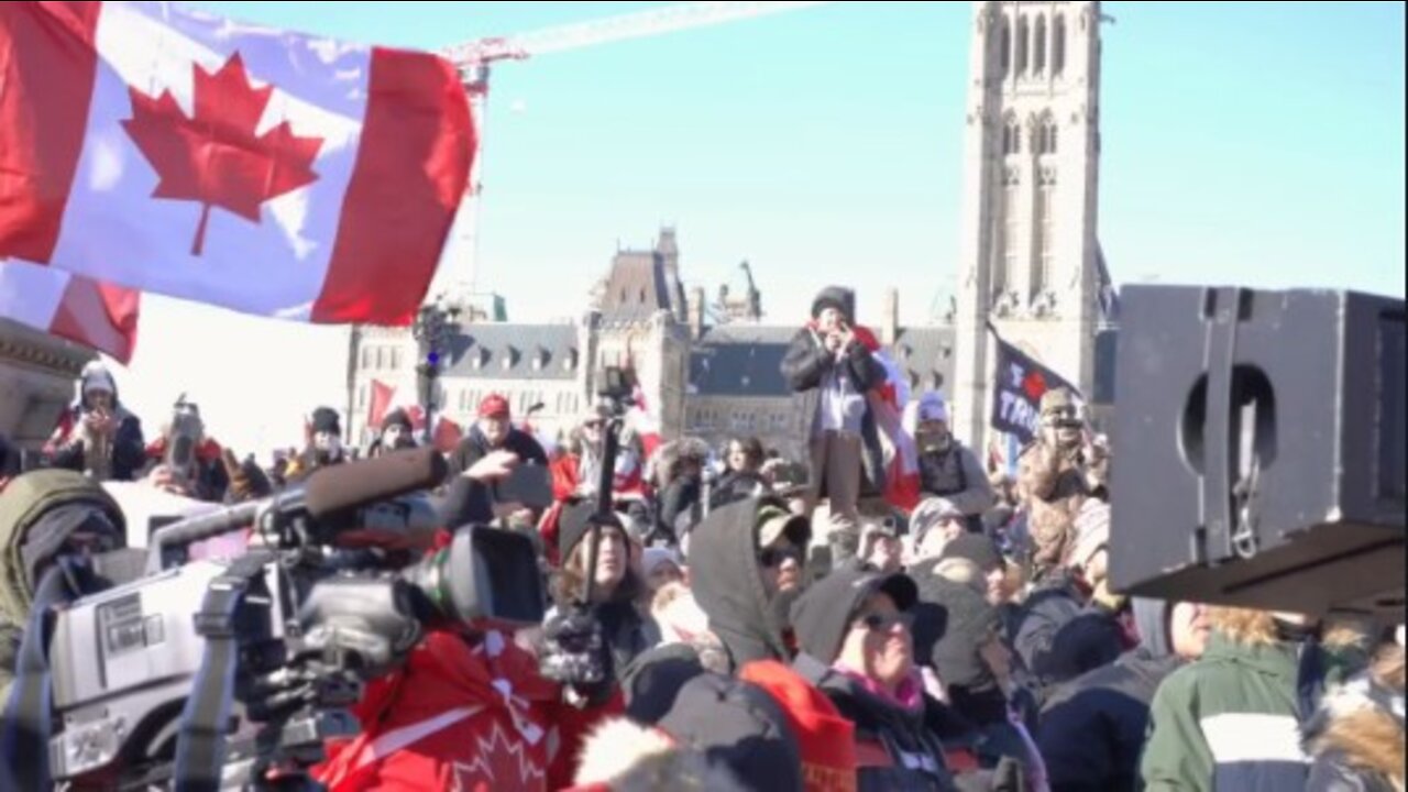 Freedom Convoy Rally Highlights in Canada || Foreign News