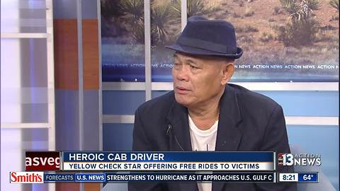 Las Vegas cab driver talks about helping shooting victims get to hospital