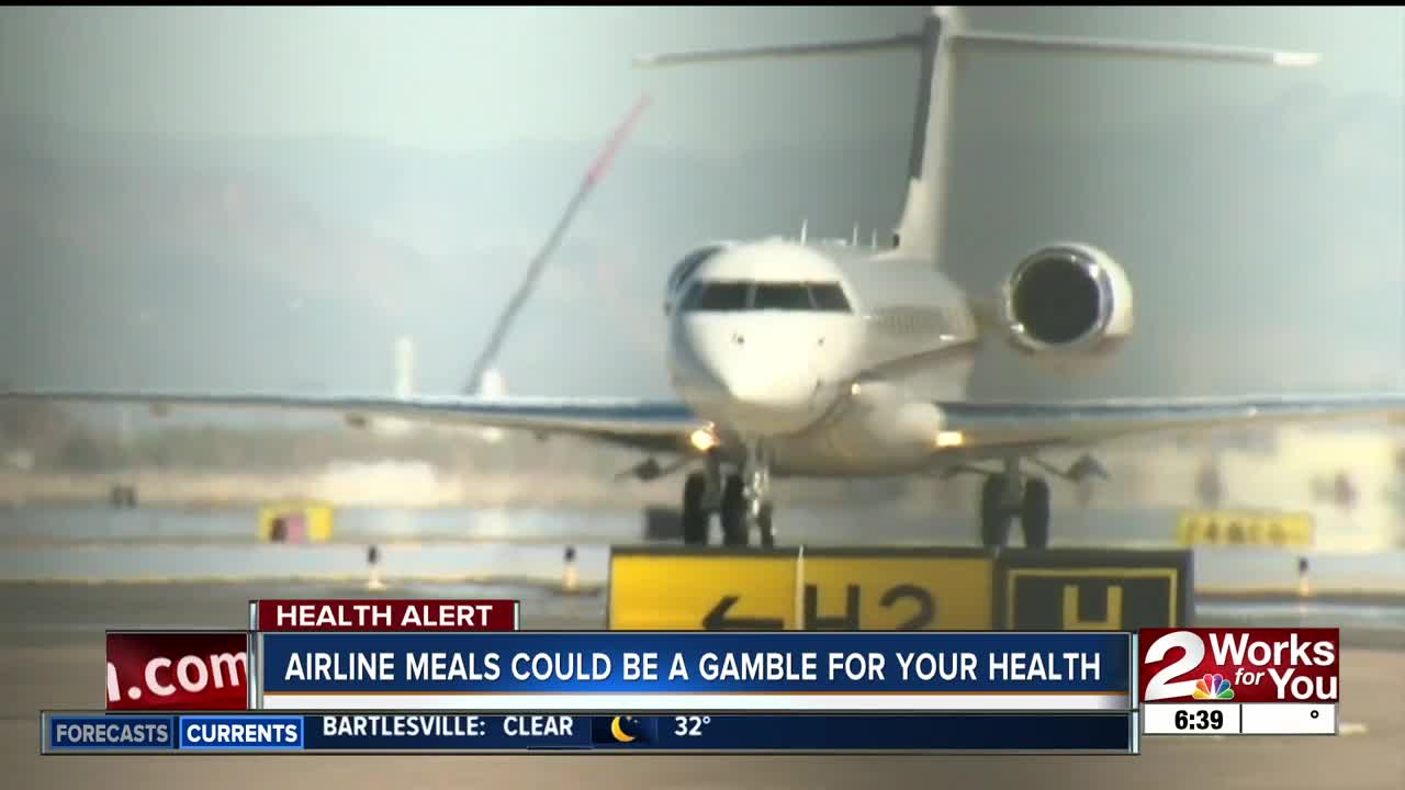 Airline meals could be a gamble for your health