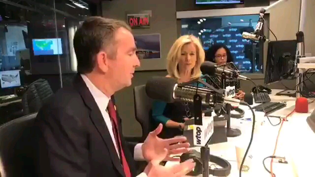 Ex Governor of Virginia Ralph Northam stating it is okay to abort a baby after it is born.