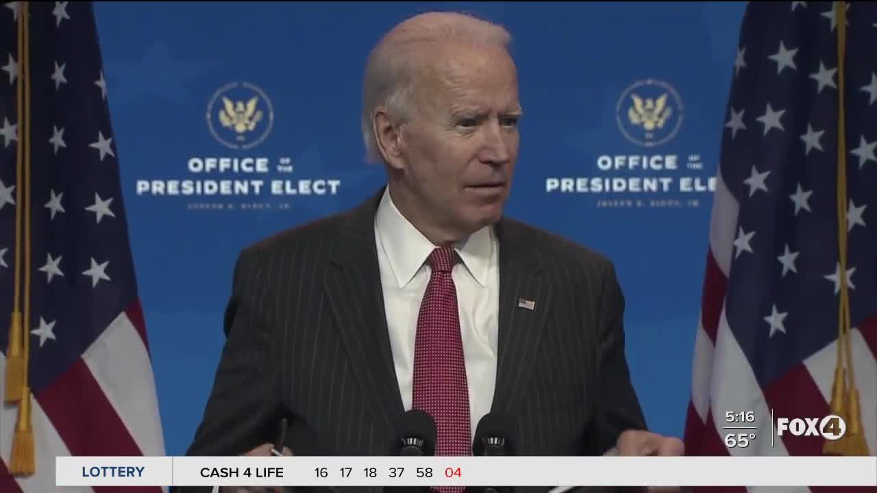 President Elect Joe Biden will not close down economy