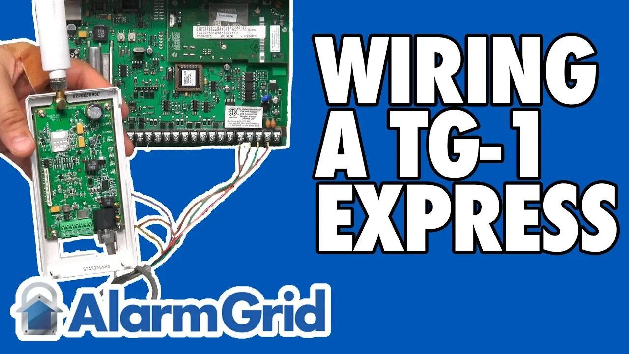 Wiring a TG-1 Express to a Wired Security System.