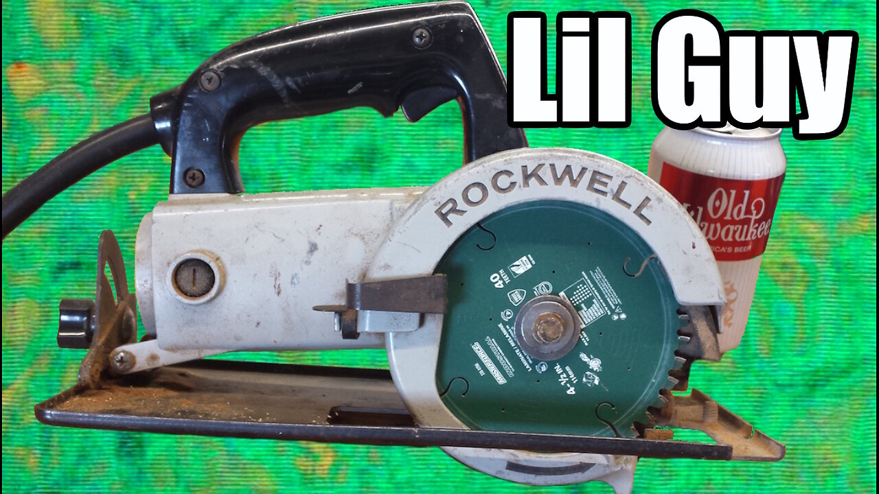 1970's Rockwell 314 Trim Saw (tiny worm drive saw)