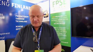 SOUTH AFRICA - Cape Town - Investing IN african Mining Indaba - Finnish company specializes in mining waste water treatment (Video) (LRT)