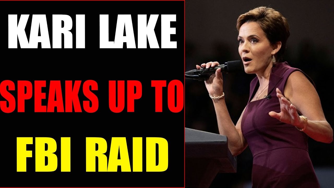 URGENT NEWS TODAY!! KARI LAKE SPEAKS UP TO MAR-A -LAGO RAID: THE DARKEST DAY IN AMERICA HISTORY