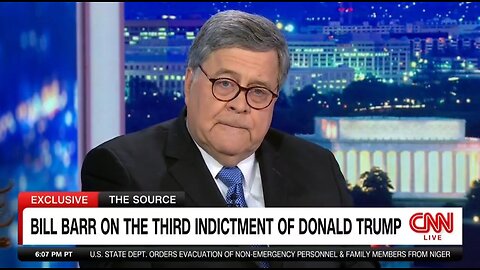 Barr Claims Trump Knew That He Had Lost the Election