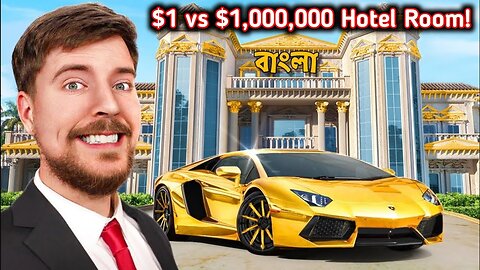 $1 vs $1,000,000 Hotel room!