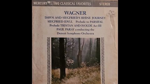 Paul Paray Conducting The Detroit Symphony Orchestra - Wagner
