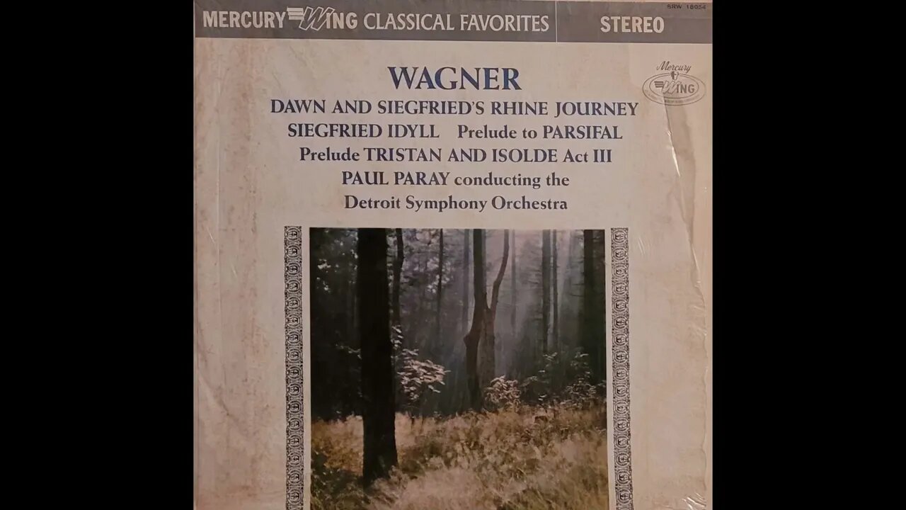 Paul Paray Conducting The Detroit Symphony Orchestra - Wagner