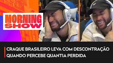 Neymar perde quase R$ 6 milhões em aposta e finge chorar em live