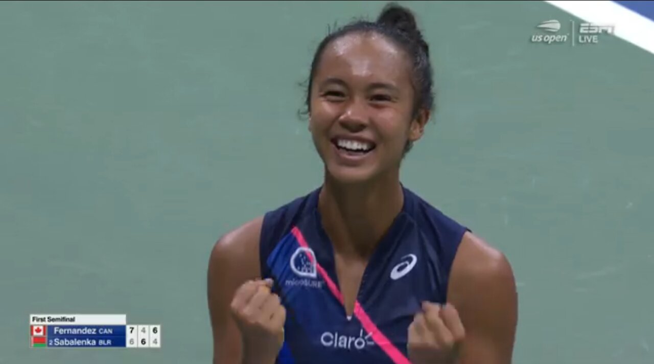 19 Year Old Leylah Fernandez Makes It To U.S. Open Finals