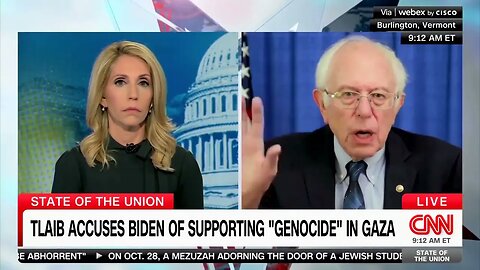 Socialist Bernie Sanders On Rashida Tlaib's Call For Genocide Against Israel: "Very Complex Issue"