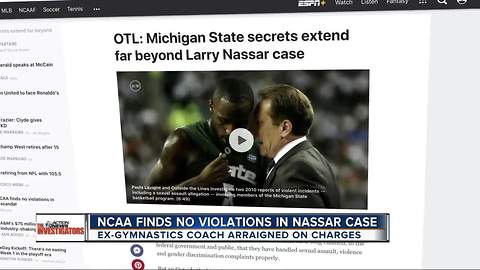 NCAA clears Michigan State athletic department in Larry Nassar scandal, ESPN report