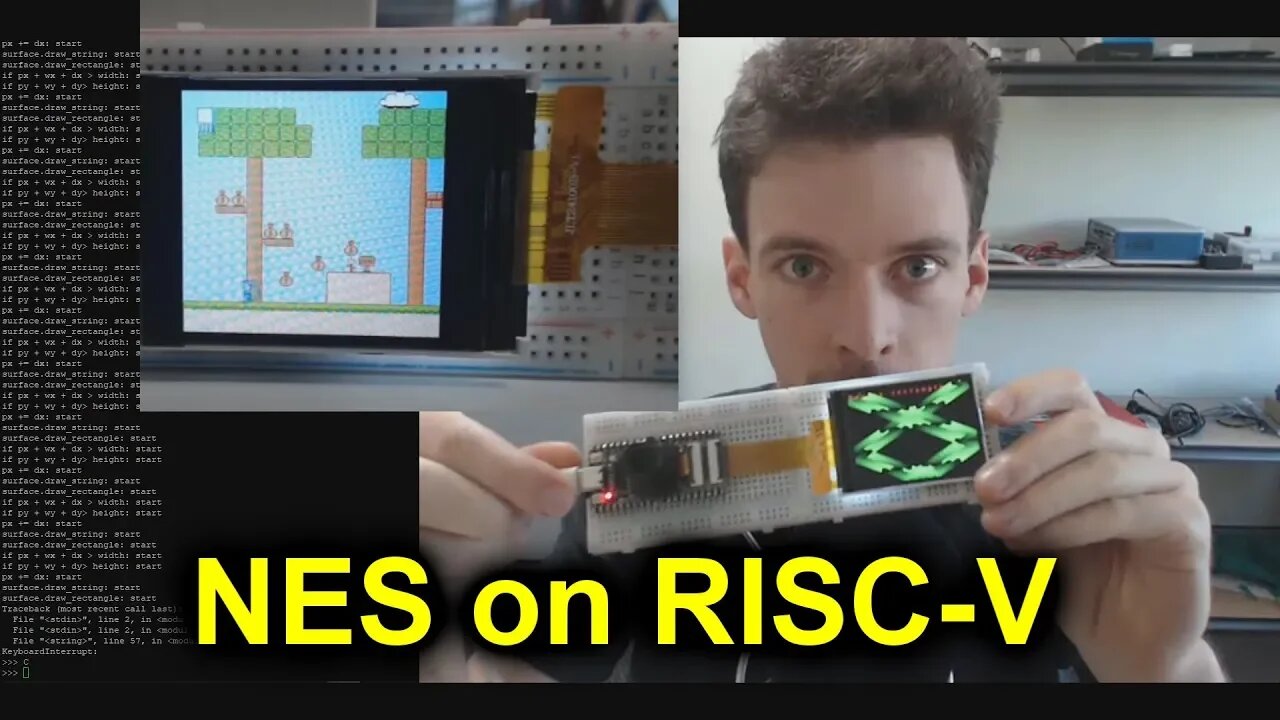 NES on a 64Bit RISC-V Sipeed MAIX