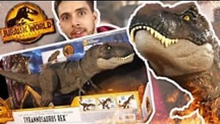 JURASSIC WORLD DOMINION T.REX IS HERE!!! Jurassic World Dominion! - Review and Unboxing