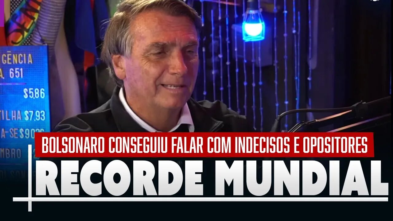 Bolsonaro bate recorde Mundial e olha o que identifiquei nos comentários