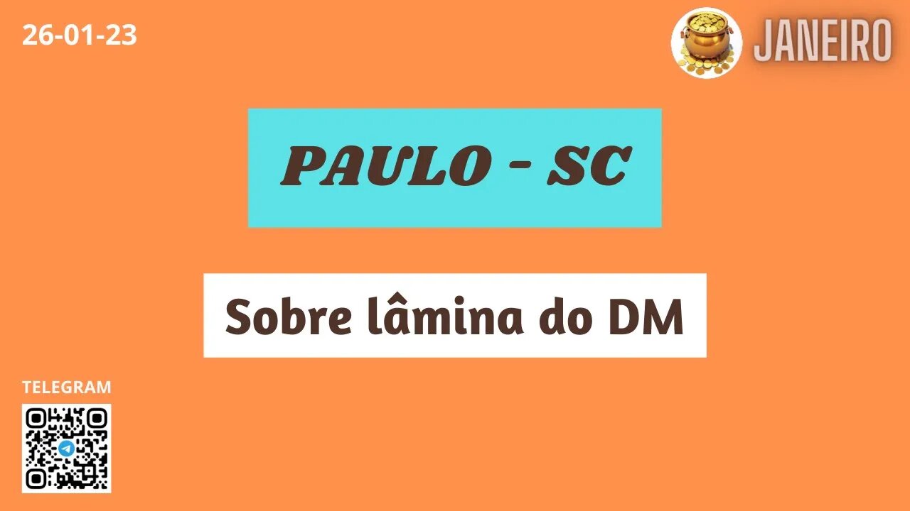 PAULO-SC Sobre lâmina do DM