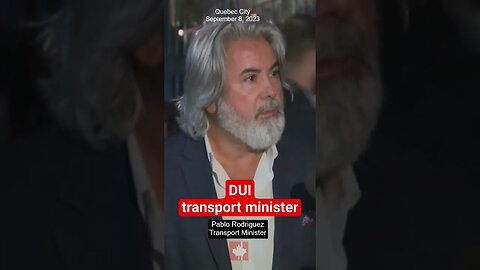 Liberal transport minister brushes off DUI question