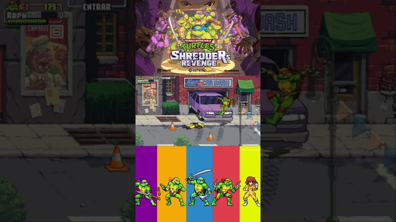 TARTARUGAS NINJAS SHORTS #9 - FASE 2