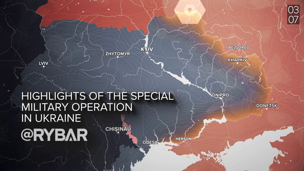 Highlights of Russian Military Operation in Ukraine on July 3