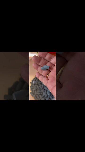 Powder coating 45 colt a 9mm, out on this beautiful Arizona day