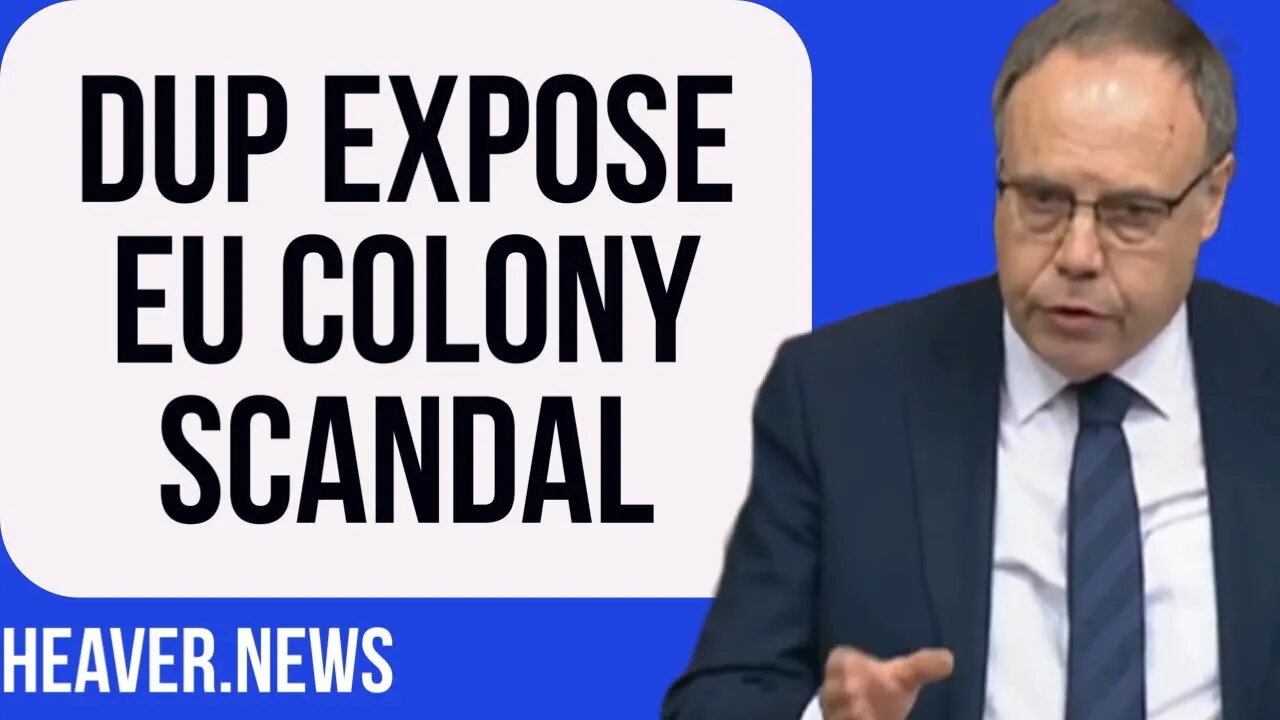 EU Colony Scandal SHREDDED By DUP