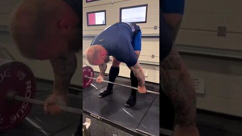 Aos poucos THOR está voltando...360kg para 2 reps.