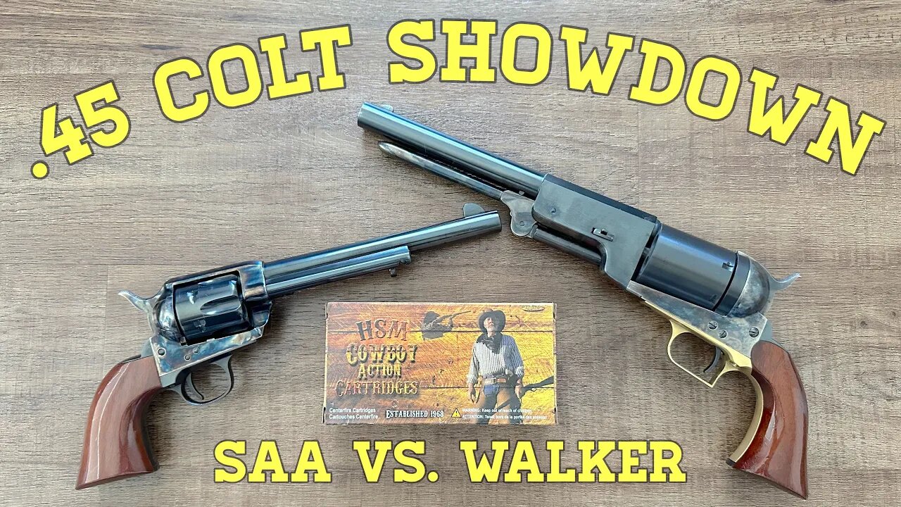 .45 Colt Showdown: Single Action Army vs. Walker