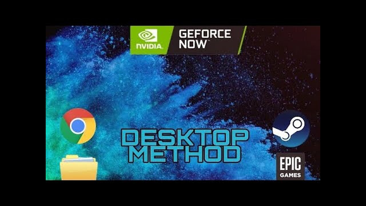 (Unpached) GeForce now desktop method