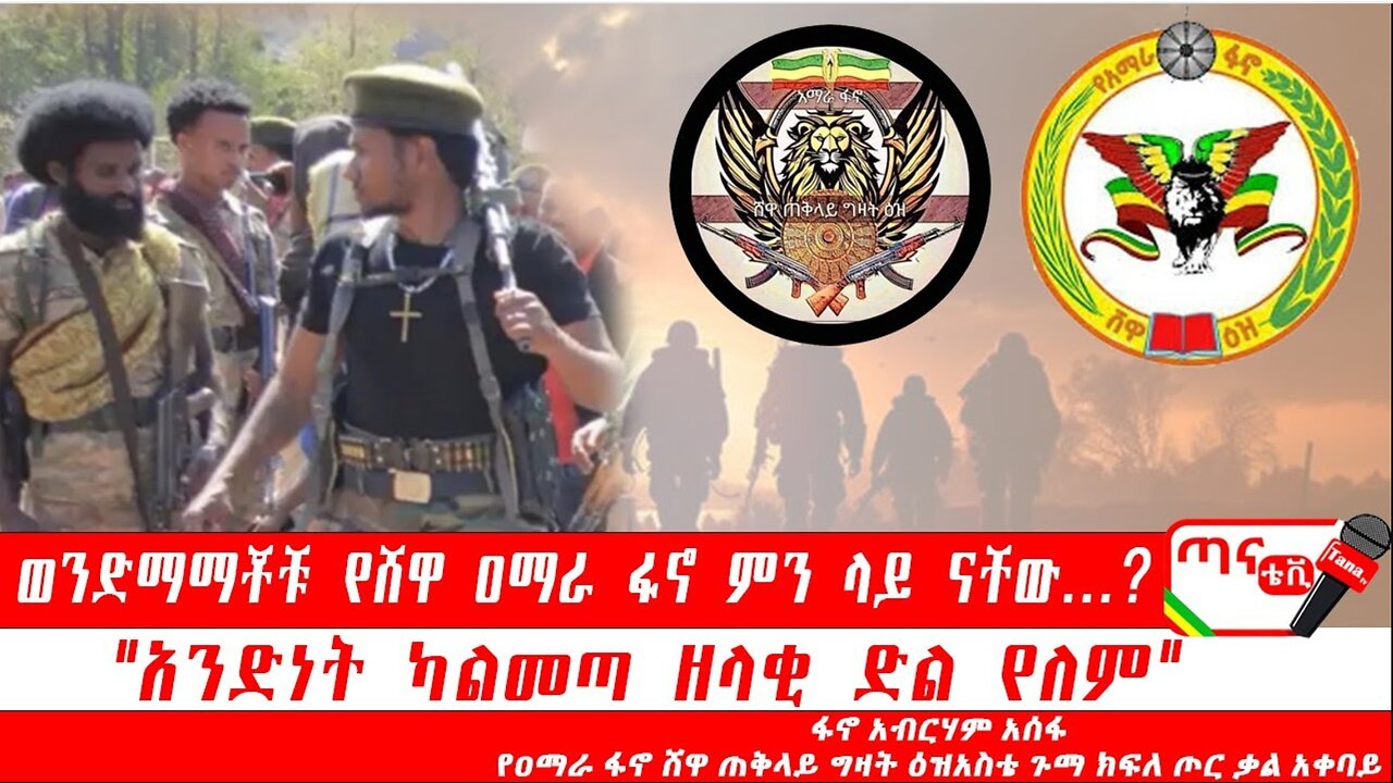 ጣና ግንባር፦ የዐርበኞች መስመር…ወንድማማቾቹ የሸዋ ዐማራ ፋኖ ምን ላይ ናቸው…? አንድነት ካልመጣ ዘላቂ ድል የለም"