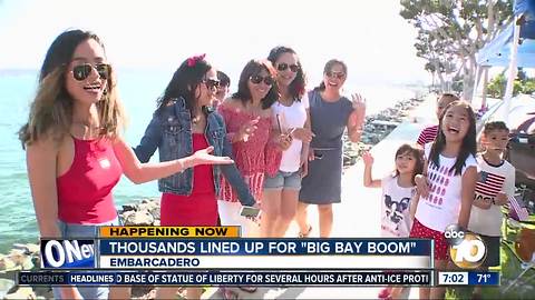 Thousands lined up for "Big Bay Boom"