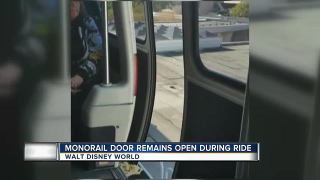 Video shows Disney World monorail open while moving