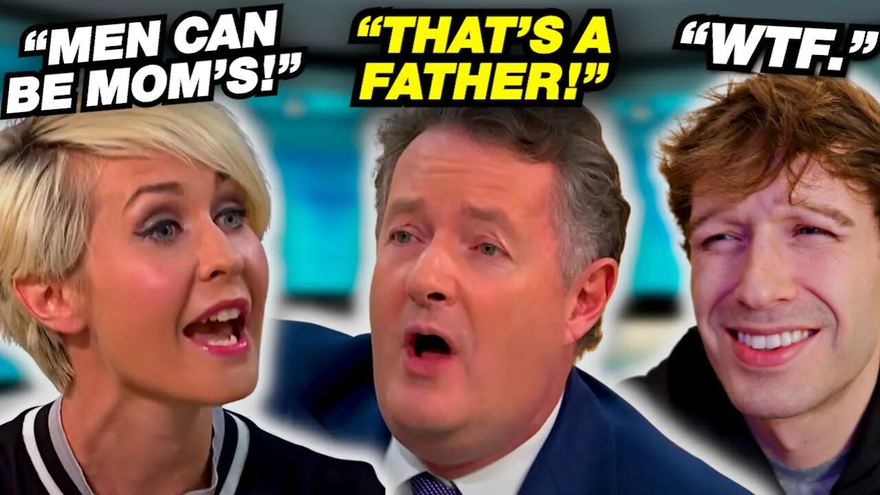 Piers Morgan DEBATES Feminist Over CLAIM That MEN Can Be MOTHERS