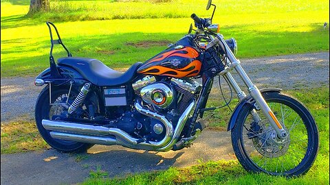 2012 STOCK HARLEY HAS WINDDAMAGE FROM SPRING STORM