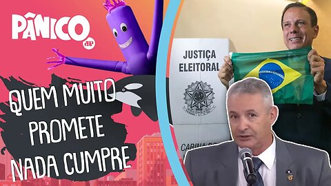 Coronel Telhada: 'DORIA SE REVELOU INSUPORTÁVEL E CONTRA TUDO QUE PROMETEU NA CAMPANHA'