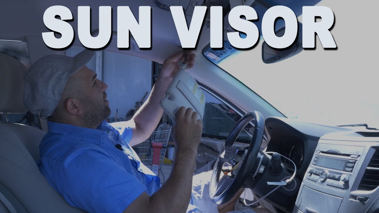 How to Remove and Replace a Sun Visor - 2010 Subaru Outback