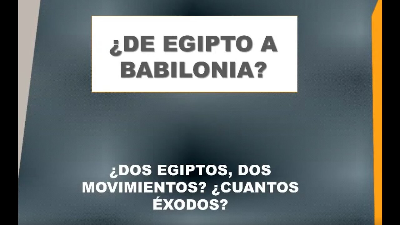 Sesión 53 - ¿De Egipto a Babilonia? - Las Diasporas - Parte 2