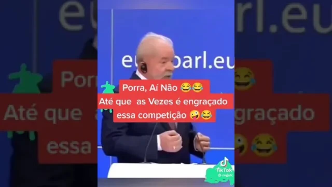 Lula se atrapalha ao dizer oque pensa de Bolsonaro.