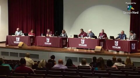 Uvalde School Board Meeting