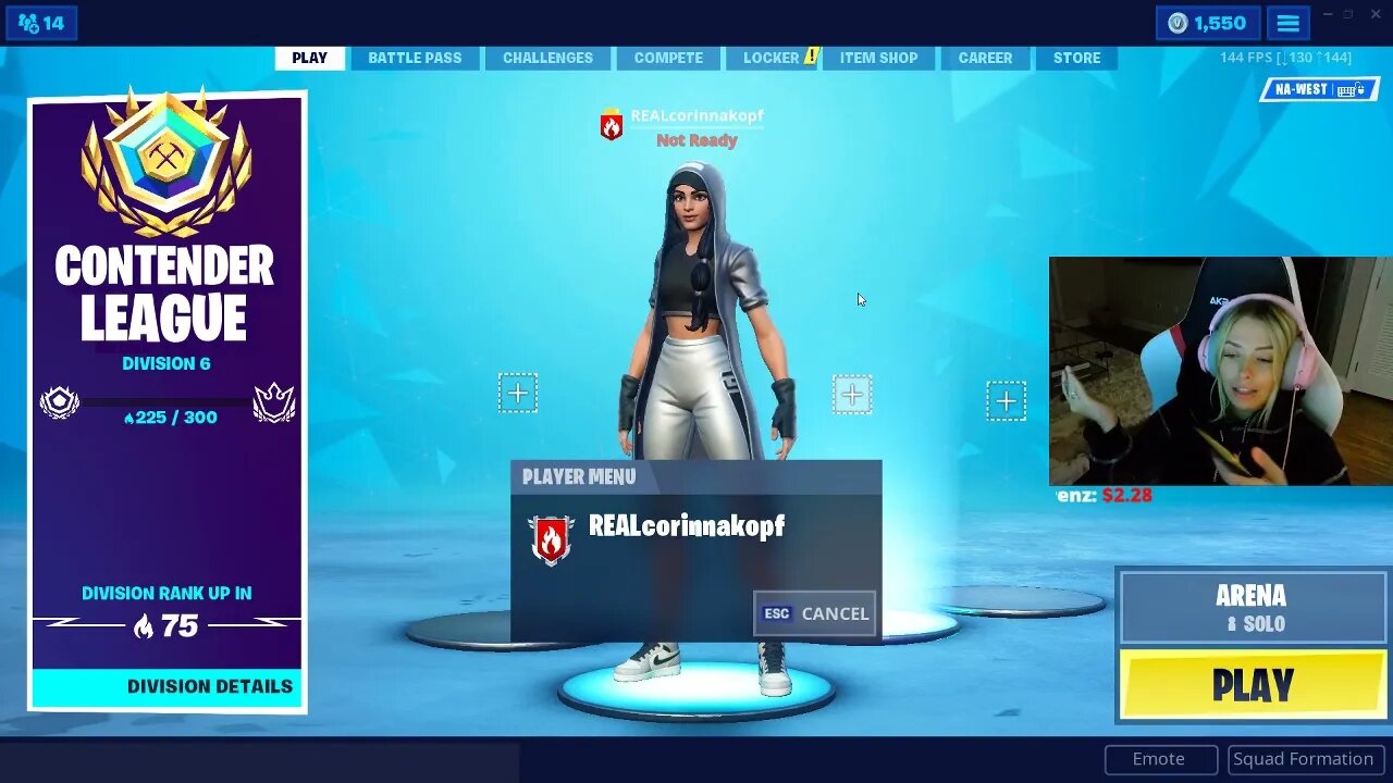 Corinna explains why she's mad at Tfue