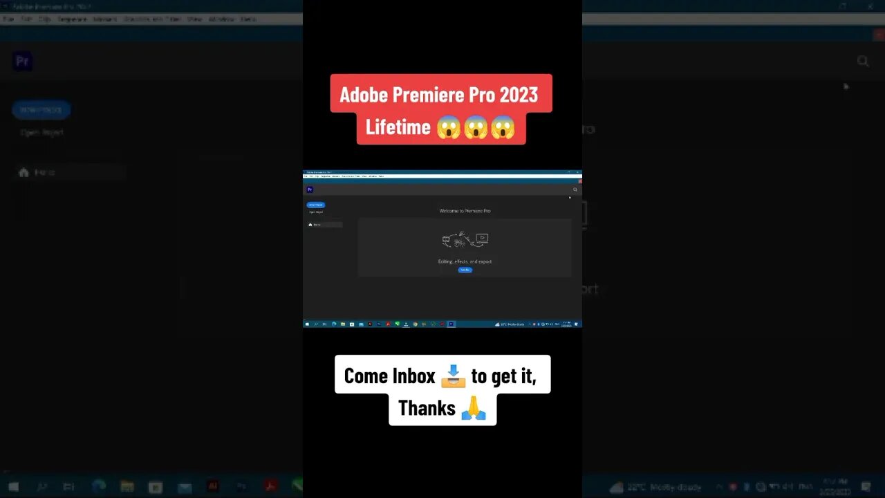 How to Get Adobe Premiere Pro 2023 for Lifetime? #shorts #short #shortvideo